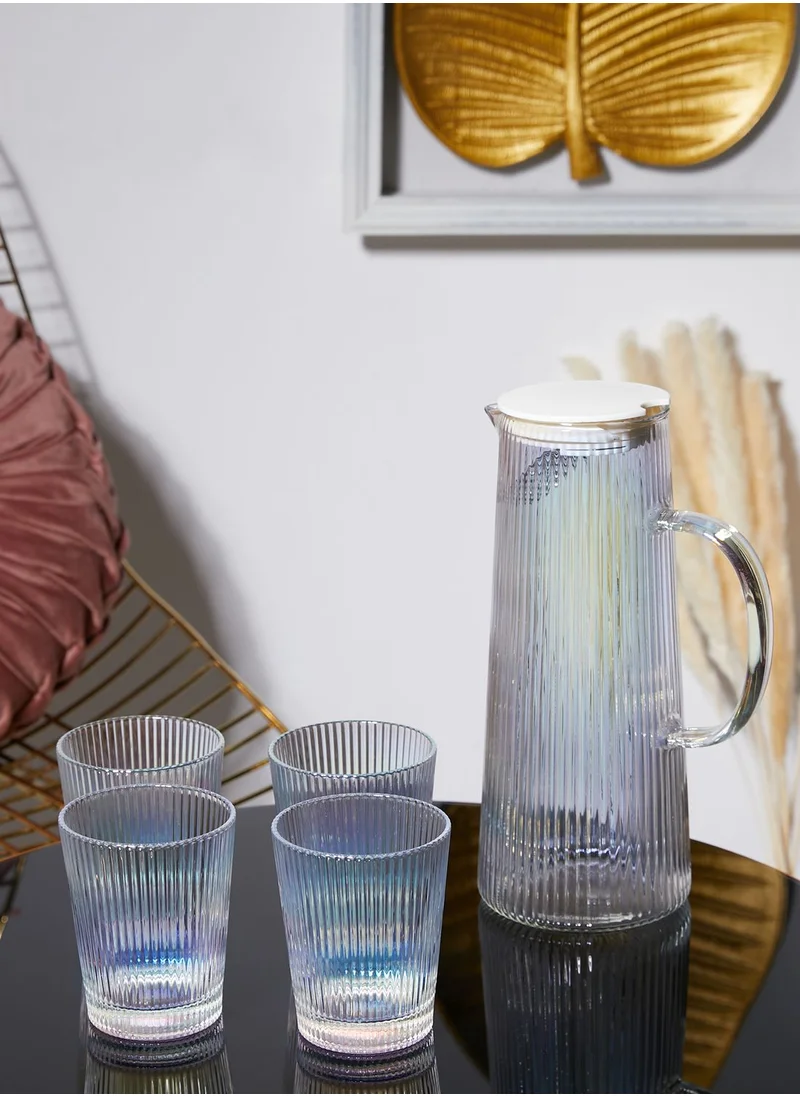AURORA Glass Carafe And Glasses Set