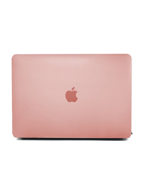 For M4 Apple Notebook Protective Case Macbookairpro13 Ultra-thin Mac Case M2 Computer Protective Case-Color:Double Dot Shell-Light Powder-Applicable Model:(Hollow) M2 Air13.6(A2681/A3113)