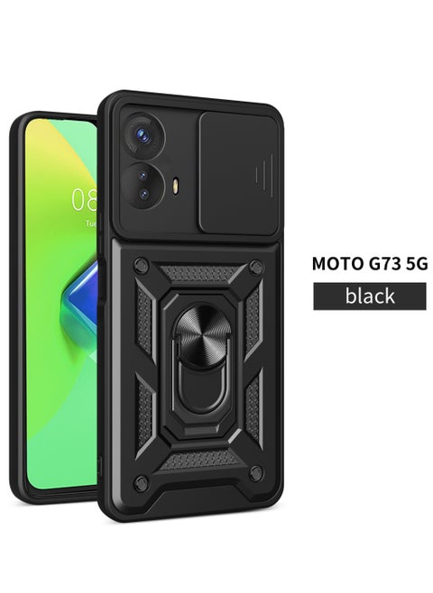 Protective Case Cover For Motorola Moto G73 5G Black