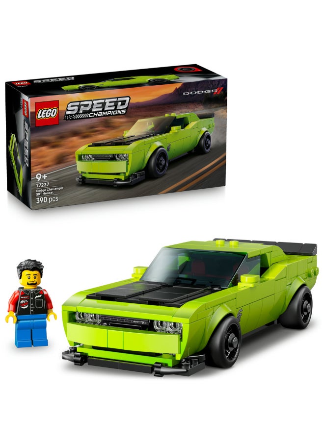 LEGO Speed Champions Dodge Challenger SRT Hellcat Sports Car 77237 (Age 9+, 390 Pieces) - Image 1