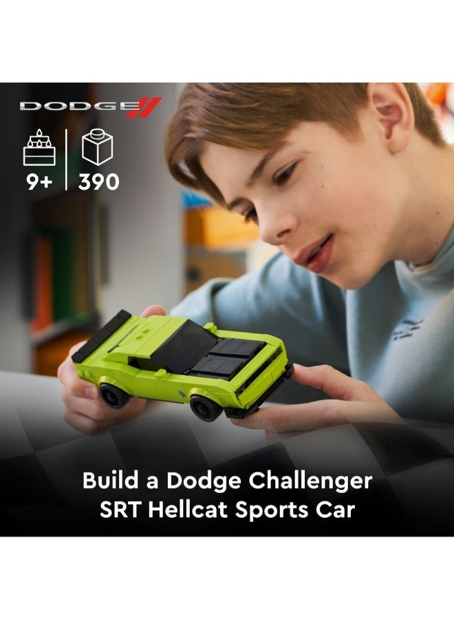 ليغو لعبة السيارة الرياضية Dodge Challenger SRT Hellcat من ليغو® سبيد تشامبيونز، مجموعة نموذج ومجموعة بناء 77237 - Image 2