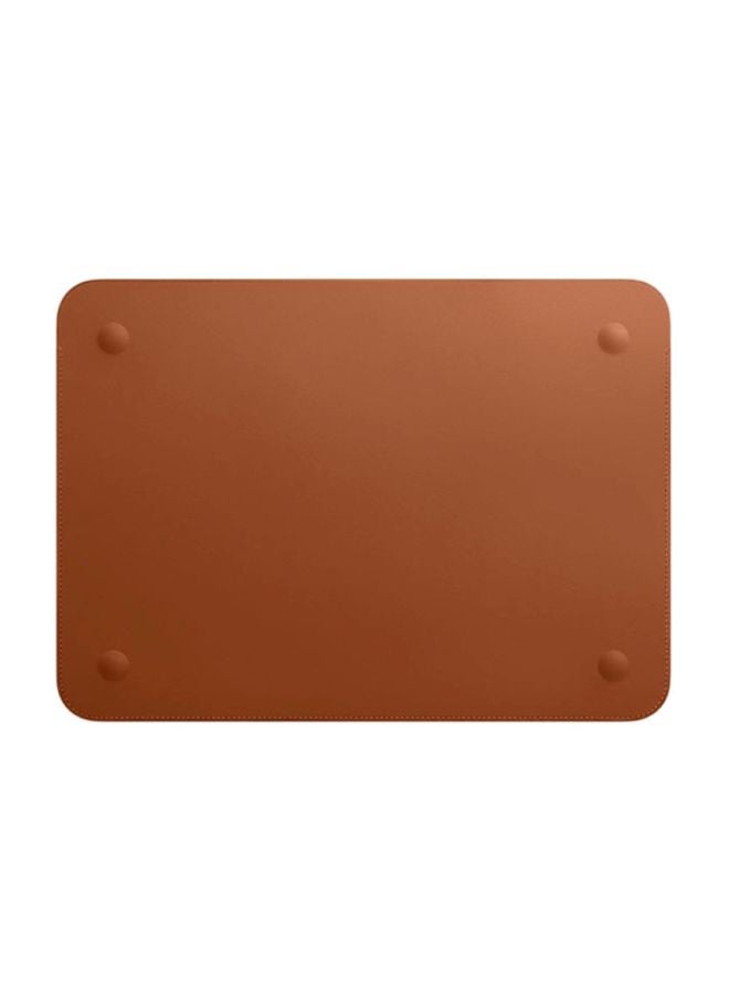Apple Crafted Sleeve For MacBook 12-Inch Sadle Brown - Image 2