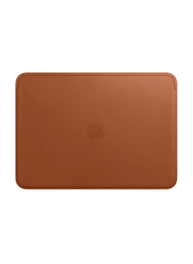 Apple Crafted Sleeve For MacBook 12-Inch Sadle Brown - Image 1