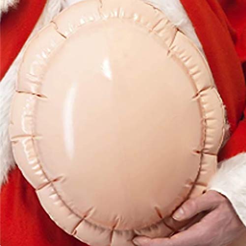 LOCOLO Santa Claus Inflatable Pregnant Woman Fake Belly Beer Belly with Mini Inflator - Halloween & Christmas Costume Accessories - Image 3