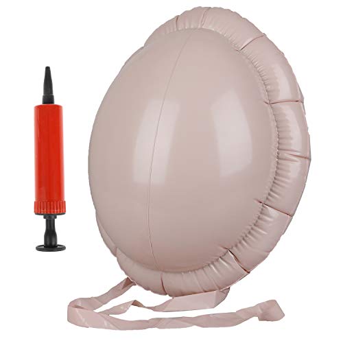 LOCOLO Santa Claus Inflatable Pregnant Woman Fake Belly Beer Belly with Mini Inflator - Halloween & Christmas Costume Accessories - Image 1