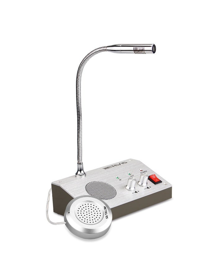 Retevis Full-Duplex Voice Intercom System, 3W Clear Sound, Noise Reduction, Dual-Channel Audio Output, Wall-Mount or Glass Attachment, Easy Installation  - Image 2