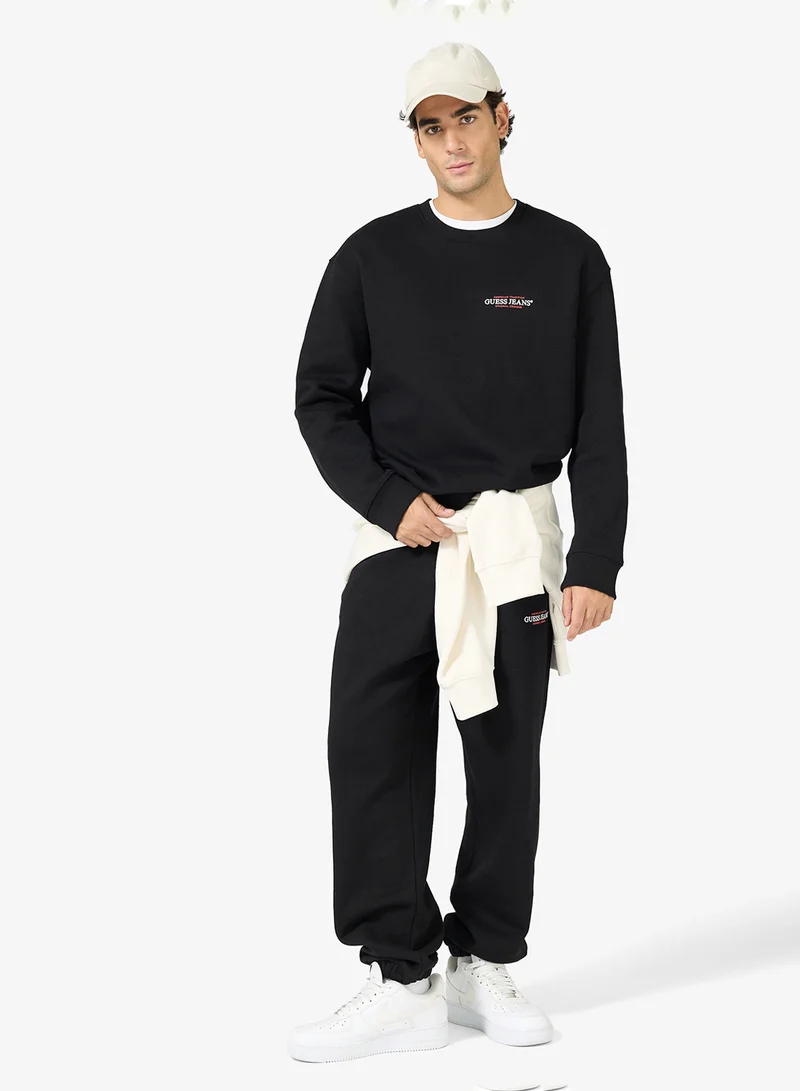 GUESS Crew Neck Regular American Trad Sweatshirt