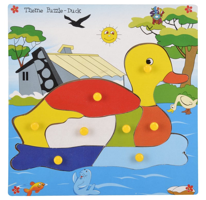 Skillofun Theme Puzzle Standard Duck Knobs, Multi Color - Image 1