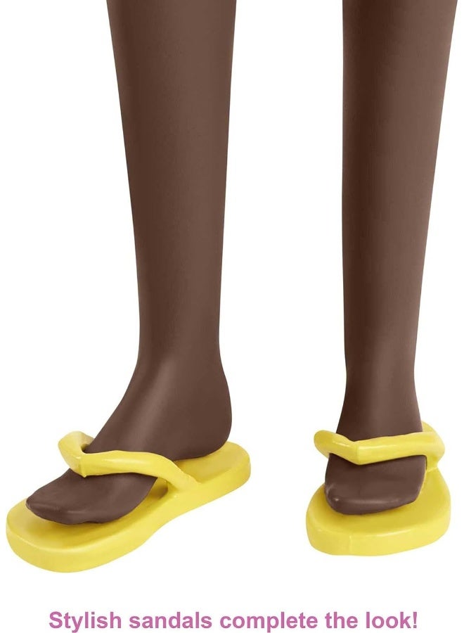 Barbie Loves The Ocean Doll - Ocean Print Top And Skirt - Image 1