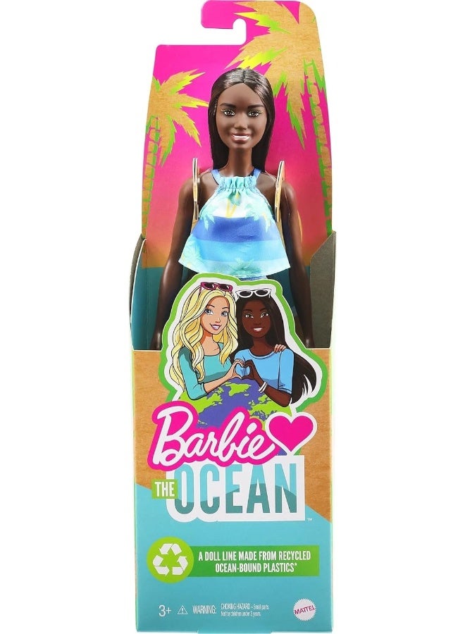 Barbie Loves The Ocean Doll - Ocean Print Top And Skirt - Image 5