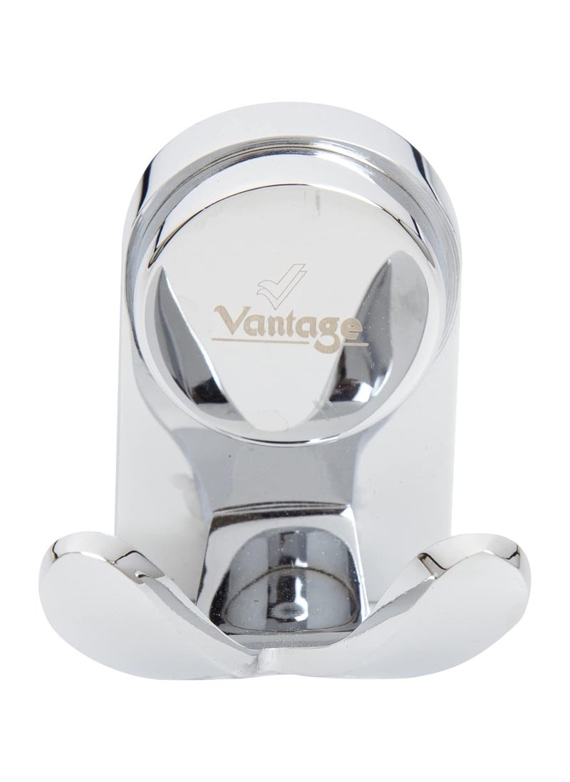 Vantage Vantage VCN3014 100 Brass Robe Hook for Door Wall Cabinet Clothes with Chrome Finish 2 Points Ideal Home Accessory with Sturdy Construction Stylish Design  - Image 1