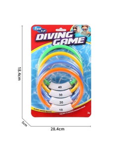 Generic Diving Ring Toys 4 Pieces  - Image 1