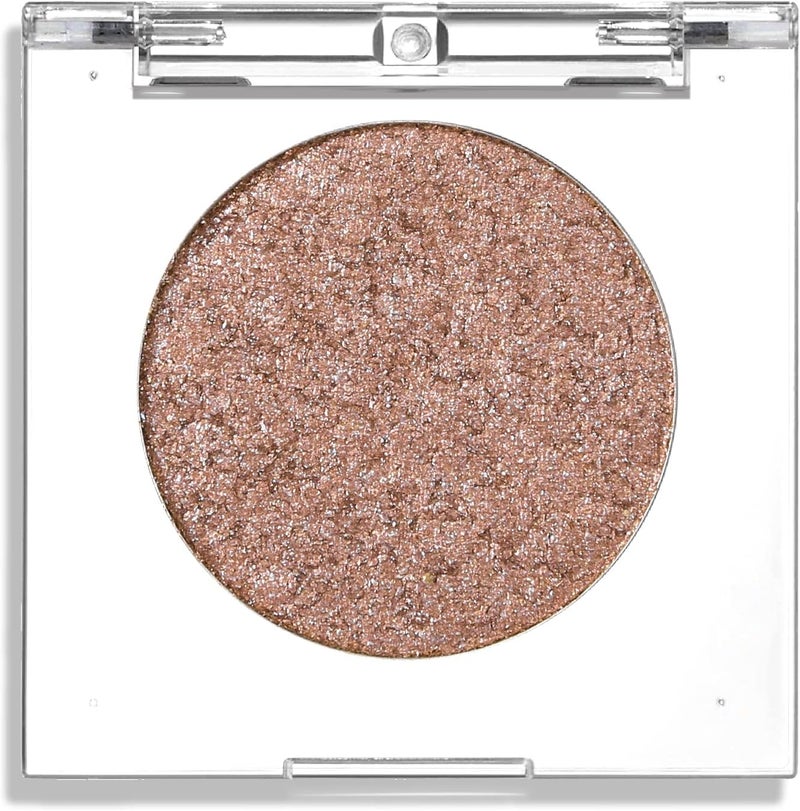 Erinde Shimmer Eyeshadow Palette Mini Eye Shadow Korean Eye Glitter Foil UltraBlendable Single Shade Metallic Pigmented Color Cowboy