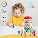 Bmag 120 PCS Counting Bears Math Manipulatives 60 Large 60 Small Bears in 12 Colors Color Sorting Toys for Toddlers 3 Preschool Kindergarten STEM Learning Educational Toys with Storage Jar - Image 4