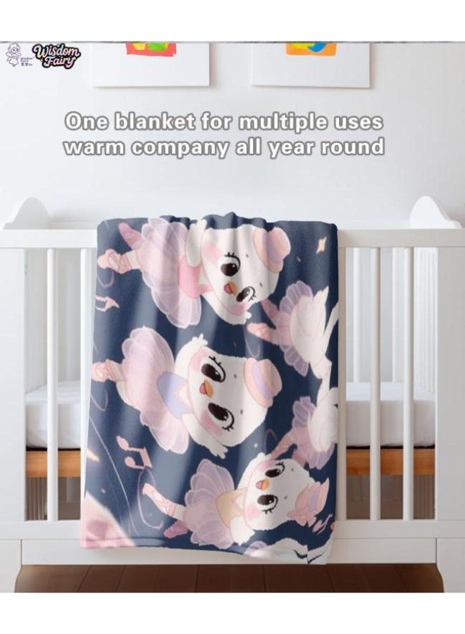 عام Wisdom Fairy (أحدث) بطانية رقيقة من الفانيلا (دافئة ومريحة، ومناسبة للنوم، واستخدام اللعبة، وإزالة الغبار والرمل) 150 سم * 200 سم - 83 - Image 1