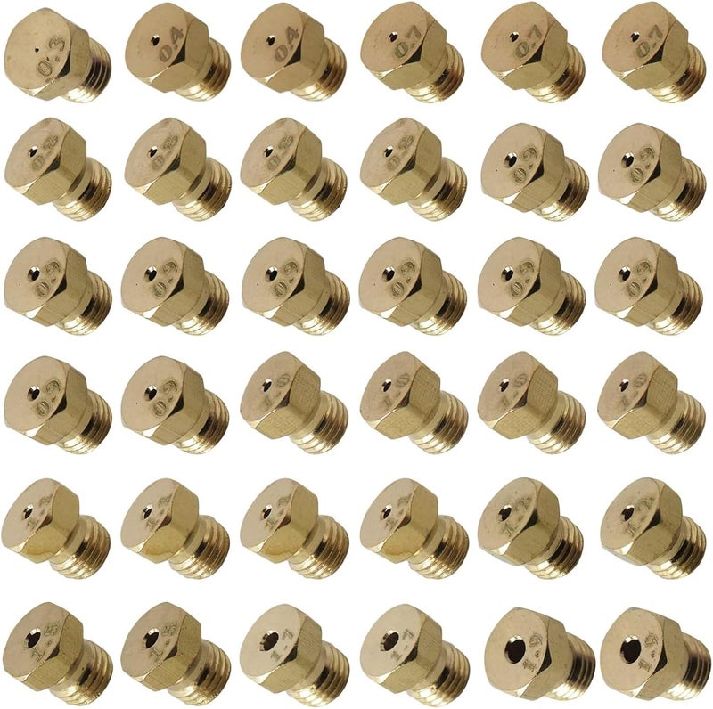 Multi-market varied design options Update 36pcs (0.3mm-1.9mm) LP Gas Range Orifice Nozzles Conversion Kit Fit for CFGF3053LSF, CRG3150SSA, CFGF3053LSG, CRG3150SSB, FGGC3045QWB, FGGC3045QWA, FGGC3045QWC Light durable upgraded substance Workday cycle fulfillment Worldwide popular practical build Fixed & portable compatible Multi-use upgraded craftsmanship Repeated assemble detach compatible Cost effective global grade quality Regional central warehouse stock Fast & slow shipment compatible Quick assemble Cross-location transit friendly build Light & sturdy Wear resistant Gulf climate tested upgraded quality Classic practical design Permanent & temporary usable Trendy widespread design Modern warehouse management Global sizing options Spec compliant trusted quality Global light sturdy raw material Market diverse application fit Easy hand assemble compatible Adjustable build - Image 1