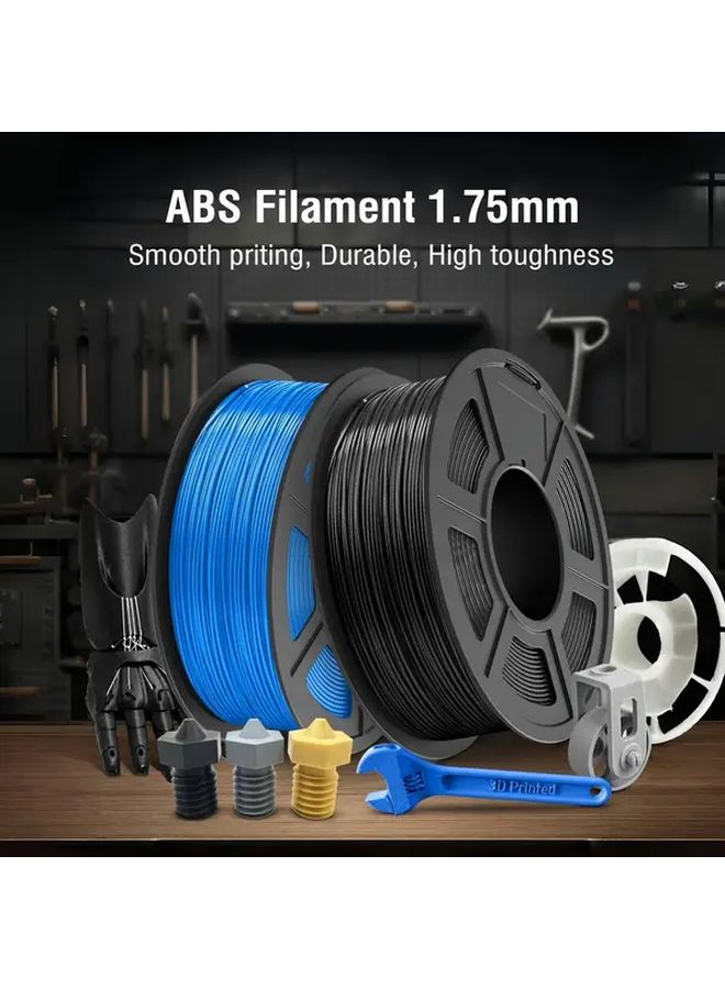 1.75mm ABS Black 3D Printing Filament 025kg Per Roll High Strength Toughness Heat Resistant Low Warping Durable Thread - Image 5
