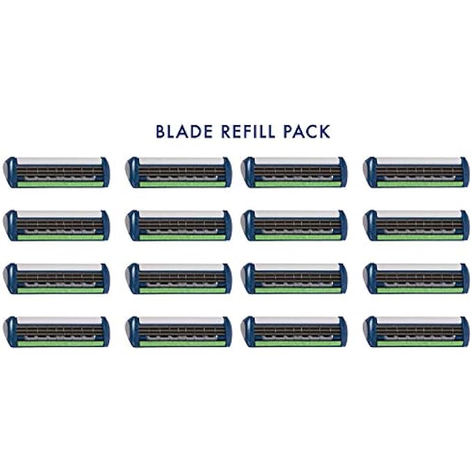 Wilkinson Sword Protector 3  Pack of 16 Refills of 3 Razor Blades for Men Conditioning Band with Aloe Vera - Image 3