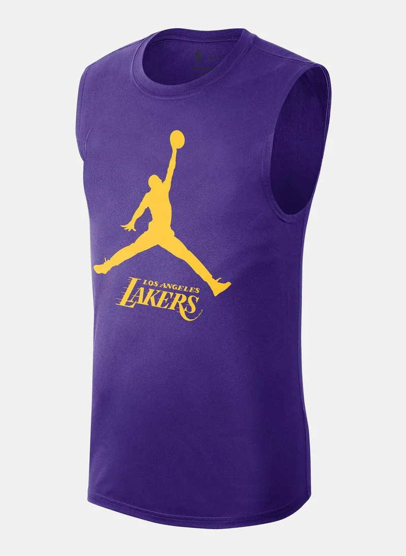 نايكي Men's NBA Los Angeles Lakers Essential Sleeveless T-Shirt