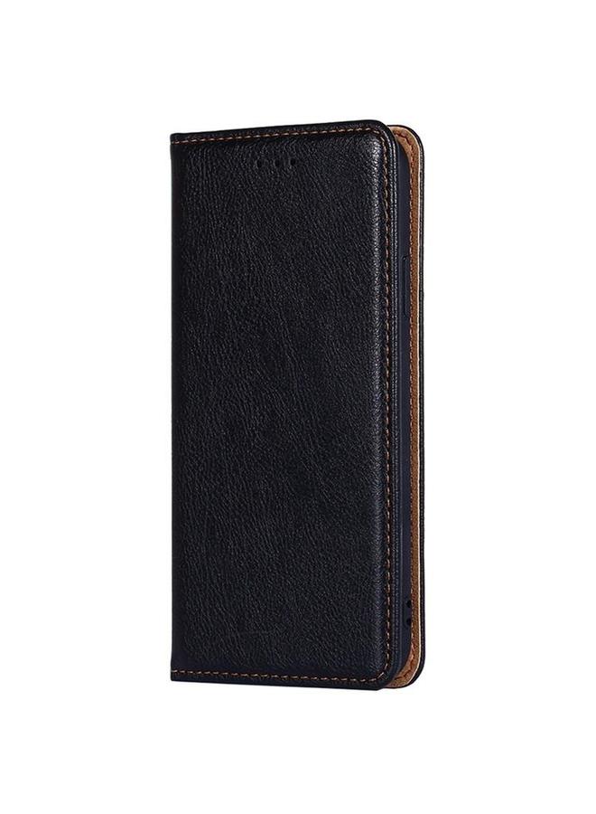 S-TOP Case For Realme 14 Pro 5G Global Gloss Oil Solid Color Magnetic Leather Phone Case - Image 2