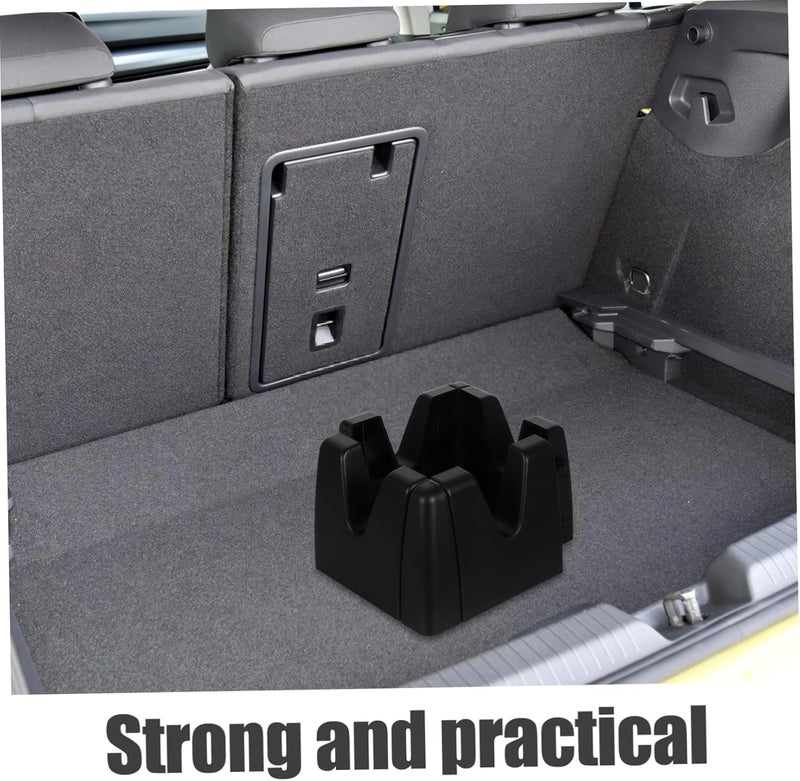 Homoyoyo Car Trunk Fence 6 Pack Cargo Organizer Blocks 2 Connectors Auto Vehicle Mounting Bracket - Image 5
