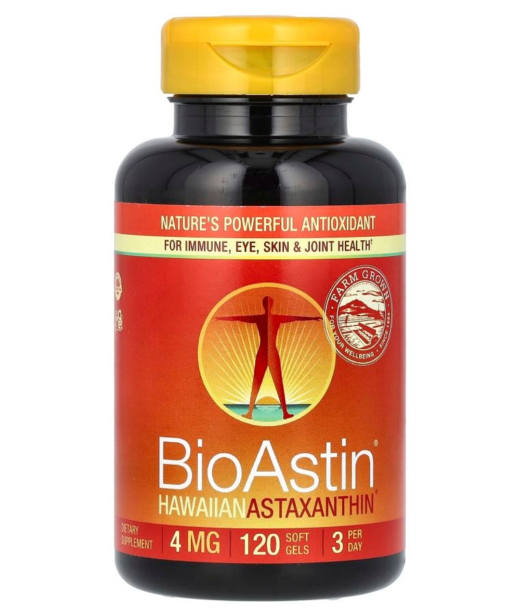 Nutrex Hawaii BioAstin Hawaiian Astaxanthin 4 mg 120 Soft Gels