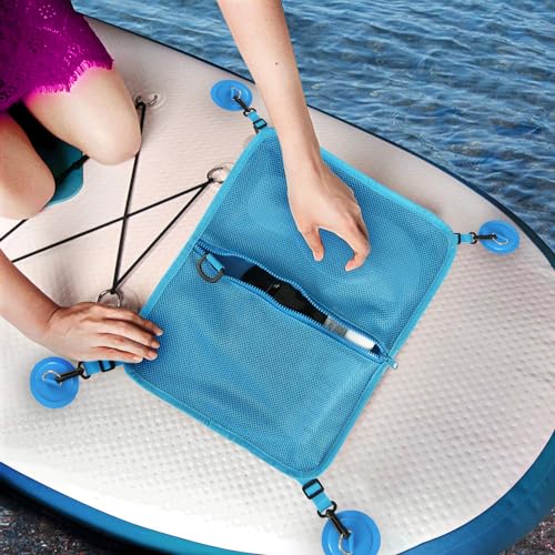 MORXPLOR Paddle board Deck Bag, Sup Accessories Mesh Storage Deck Bag - Image 4