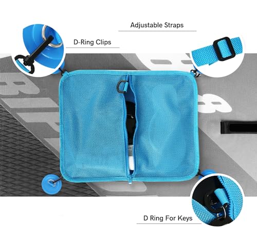 MORXPLOR Paddle board Deck Bag, Sup Accessories Mesh Storage Deck Bag - Image 3