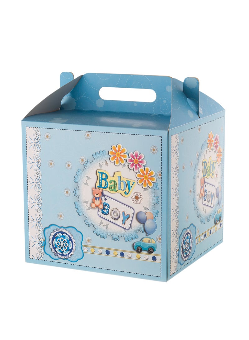 هيك طقم بوكس هدايا 6 قطع من الكرتون للمواليد مقاس 27.5 سم - Image 2