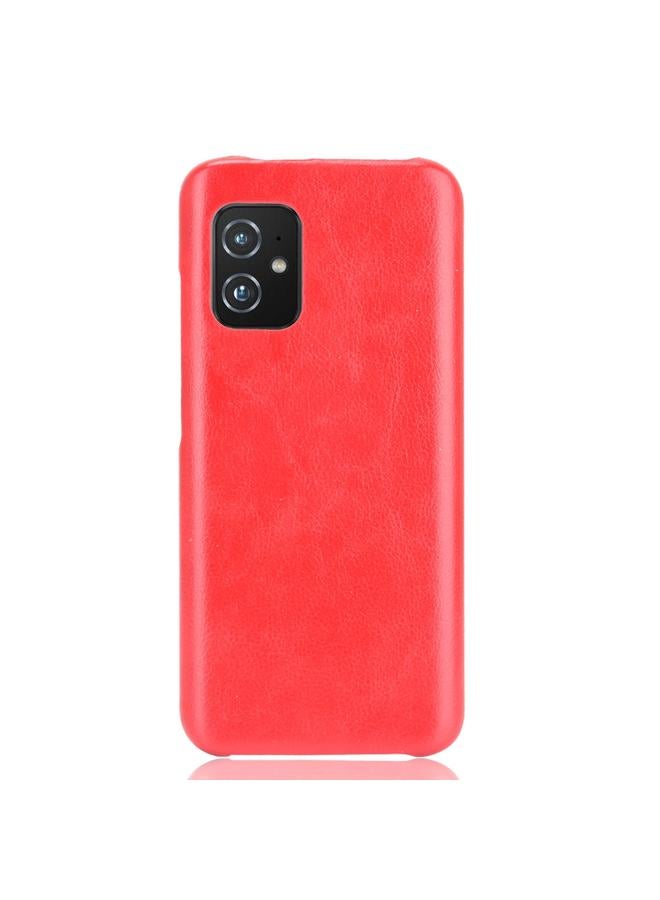 اس-توب جراب لهاتف Asus Zenfone 8 / ZS590KS مقاوم للصدمات مصنوع من مادة الليتشي PC + PU - Image 2