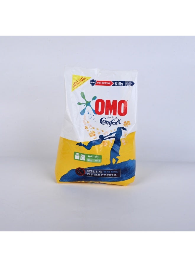 OMO Laundry Detergent 5kg provides strong cleaning and effective stain removal for clothes.