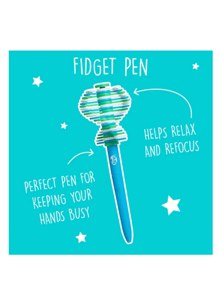 تينك Tinc Fidget pen (Blue, green, white)