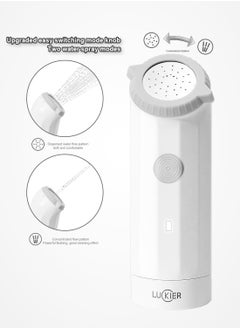 LUCKIER Mini portable shattaf travel bidet for toilet,handheld rechargeable mobile electric bidet sprayer pressure adjust,for Women Men Hygiene Cleaning/Camping/Outdoor Adventures/Postpartum Care  - Image 2