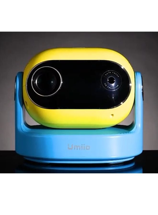 Umiio Umiio U30 Premium Smart Projector 1080P Full HD, 4K Supported 180° Adjustable Lens, WiFi 6 & Bluetooth, Portable LED Projector for Home Theater & Outdoor Use, HDMI/USB/Audio, Remote Control - Image 1