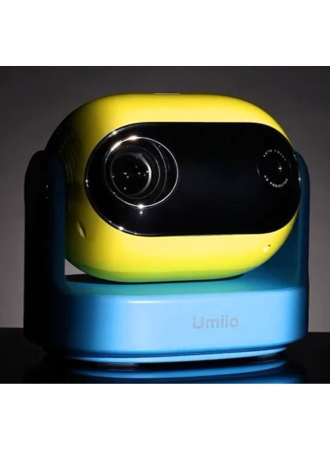 Umiio Umiio U30 Premium Smart Projector 1080P Full HD, 4K Supported 180° Adjustable Lens, WiFi 6 & Bluetooth, Portable LED Projector for Home Theater & Outdoor Use, HDMI/USB/Audio, Remote Control - Image 2