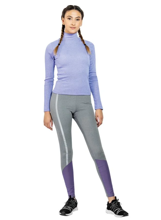 ZAECY Women's Ribbed Turtle Neck Top