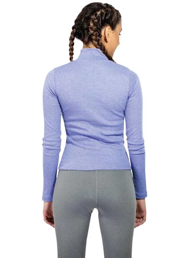 ZAECY Women's Ribbed Turtle Neck Top