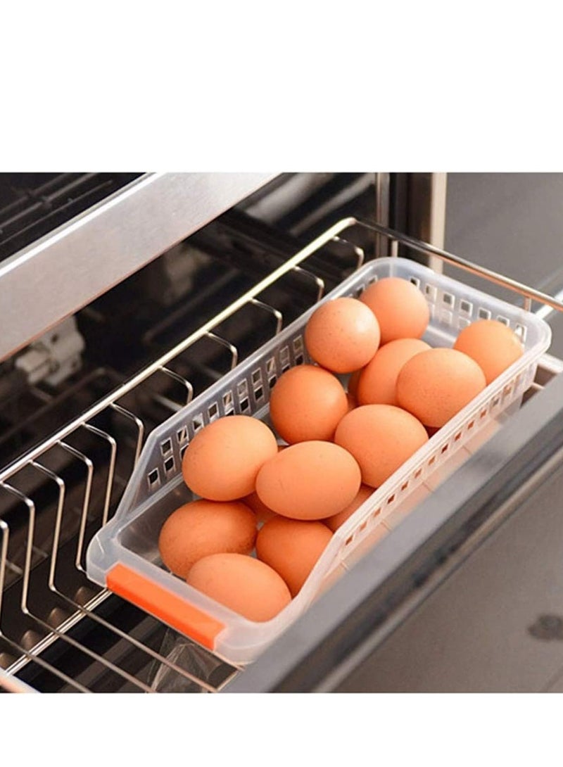 Raxoom 4PCS Refrigerator Organizer Bins Baskets, Ideal for Fridge and Freezer Organization and Counter Food Container, Multi-color - Image 5