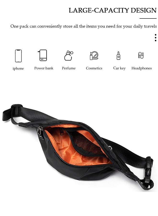 DUNISO Fashionable Sling Bag Crossbody Bag for Men Waterproof Sling Backpack Hiking Daypack Multipurpose Anti-theft Cross Body Chest Bag for Out door Sports - Image 5