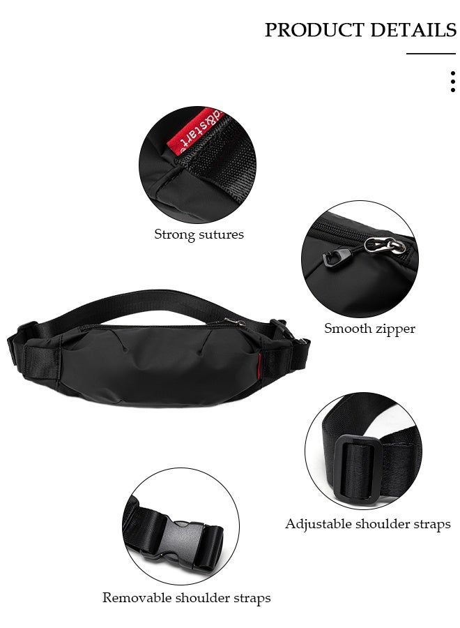 DUNISO Fashionable Sling Bag Crossbody Bag for Men Waterproof Sling Backpack Hiking Daypack Multipurpose Anti-theft Cross Body Chest Bag for Out door Sports - Image 4