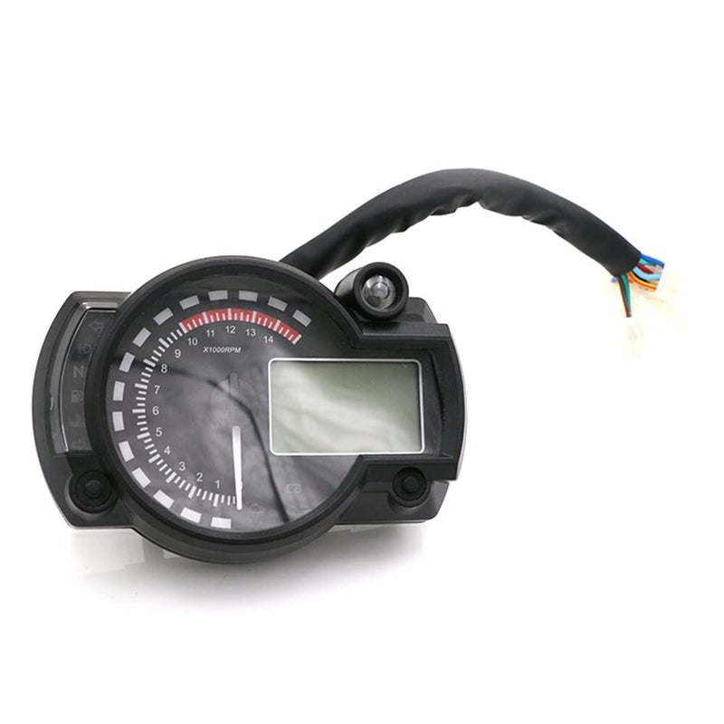 DEMULAX LCD Digital Motorcycle Speedometer - Image 1