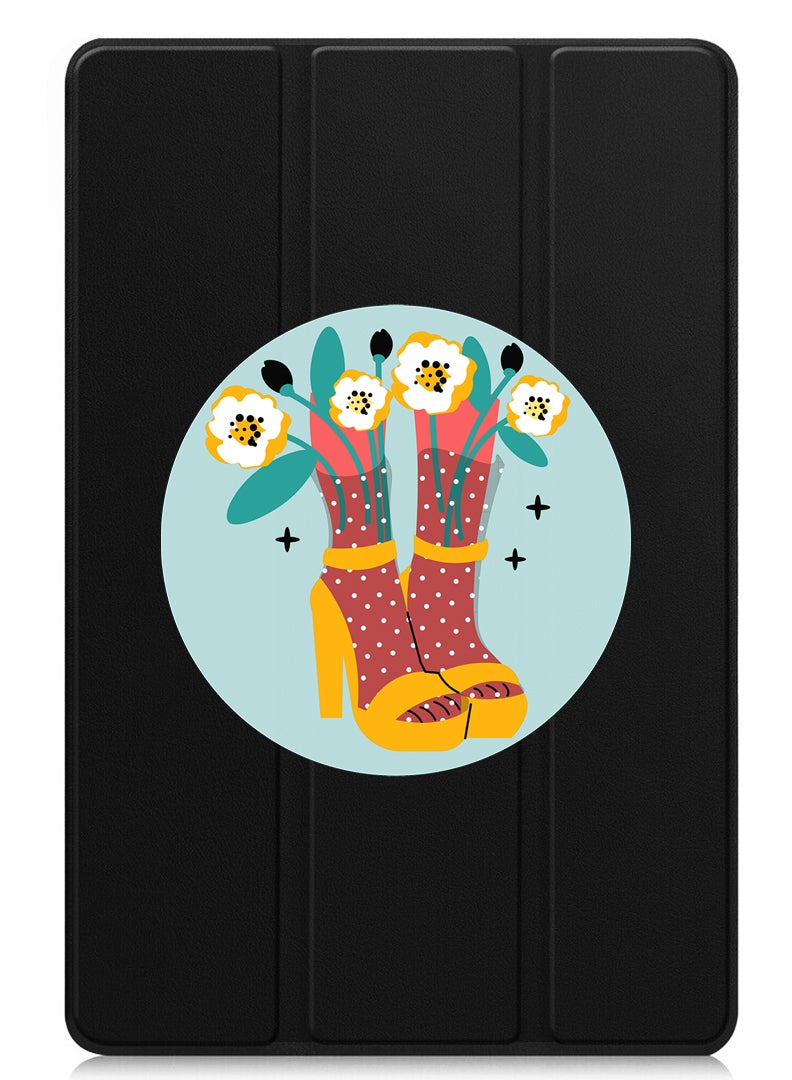 Theodor Protective Flip Case For Apple iPad mini 7th Generation (A17 Pro 2024 / Mini 6 2021 6th Generation) With Trifold Stand Auto Wake Sleep Shockproof Cover Heels - Image 1