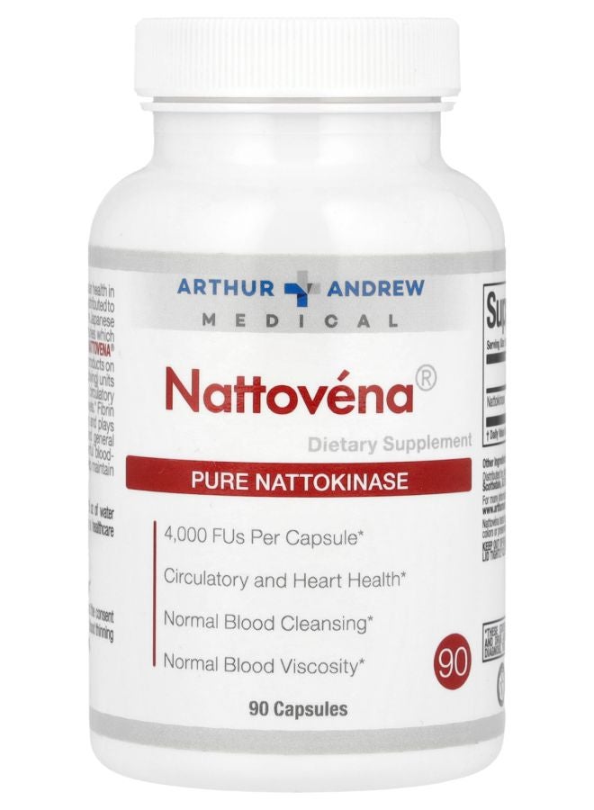 Arthur Andrew Medical Nattovena® Pure Nattokinase 4000 FU 90 Capsules