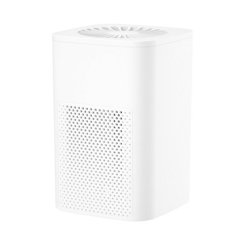 USB Air Purifier Portable Compact Mini Desktop Air Purifier - Formaldehyde Odor Decomposition Low Noise White For Car Office Desk