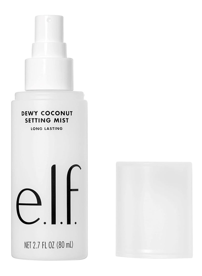 إلف رذاذ إعداد مكياج جوز الهند الندي، رذاذ مرطب ومرطب مملوء بالشاي الأخضر، نباتي، لم يتم الإساءة إلى الحيوانات في تصنيعه، 2.7 أونصة سائلة - Image 1