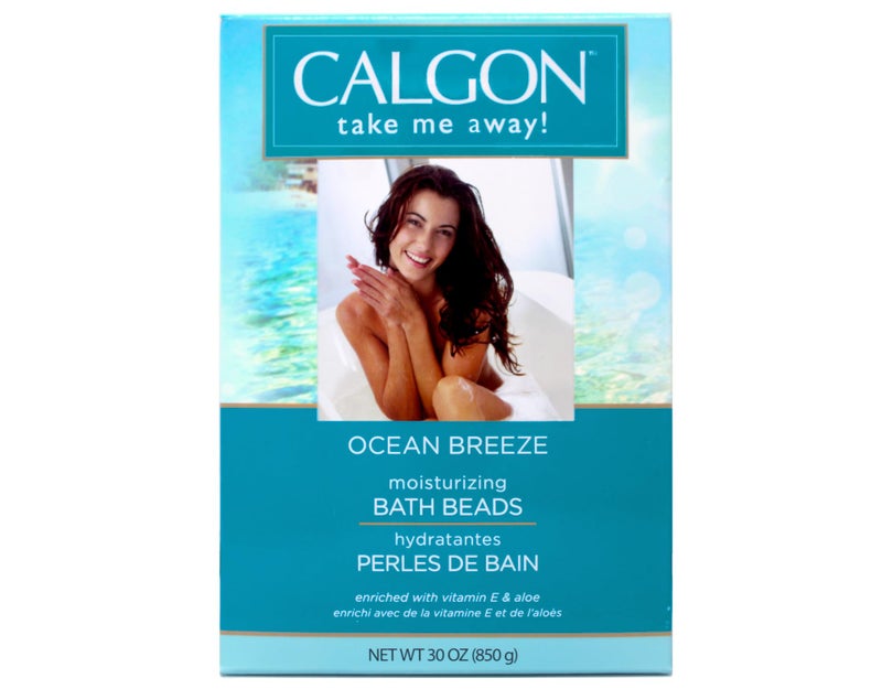 Calgon Ultra-Moisturizing Bath Beads (Ocean Breeze, 30-Ounce) - Image 1