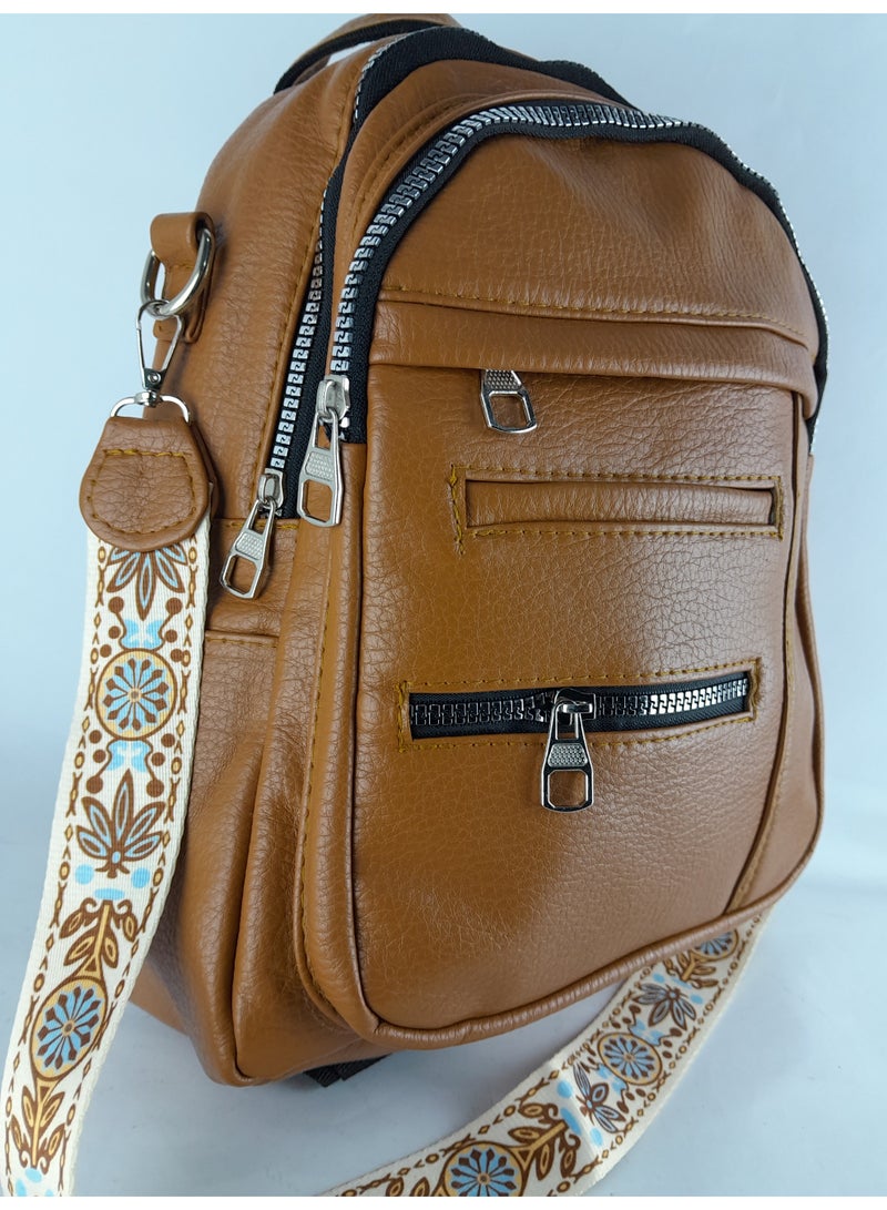 شنطة باك نسائى جلد -تتسع لجميع أغراضك - Image 3