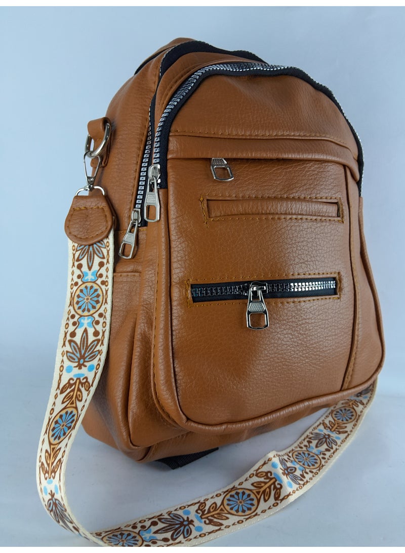 شنطة باك نسائى جلد -تتسع لجميع أغراضك - Image 2