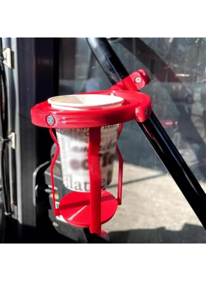 Anti-Spill Gyroscopic Cup Holder,Self Leveling Cup Holder Clamp,Gyrgo Cup Holder Expander Gyroscopic for Coffee and Cans,Bike Cup Holder,360 ° Rotatable Universal Cup Holder (Red) - Image 2