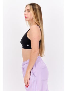 Adidas Women Sportswear Fit Lightly Padded Training Sports Bra, Black  - Image 4